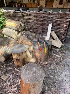 W&W making a Scottish / Irish Vernacular Hedge Chair