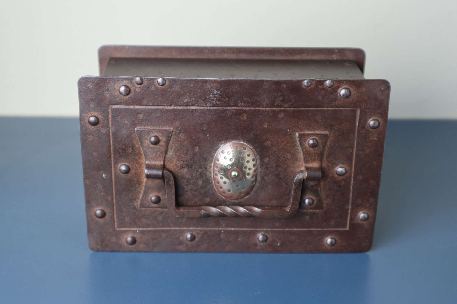 Arts & Crafts Jewelry box, Goberg Hugo Berger medieval revival c.1910.