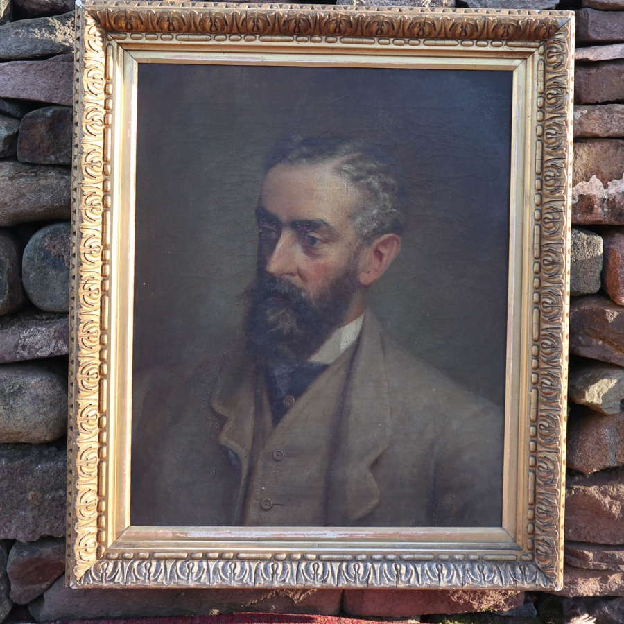 Victorian oil painting, John Charles Dundas (1845-92) c.1891.