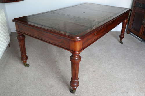 Victorian, Gillows of Lancaster, England, mahogany partners c.1874.