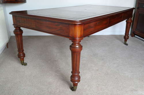Victorian, Gillows of Lancaster, England, mahogany partners c.1874.