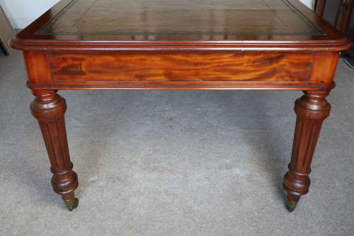 Victorian, Gillows of Lancaster, England, mahogany partners c.1874.