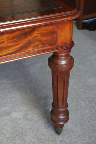 Victorian, Gillows of Lancaster, England, mahogany partners c.1874.