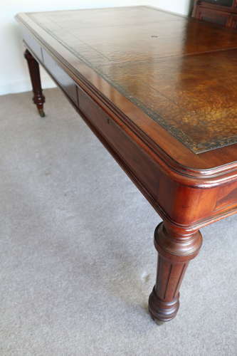 Victorian, Gillows of Lancaster, England, mahogany partners c.1874.