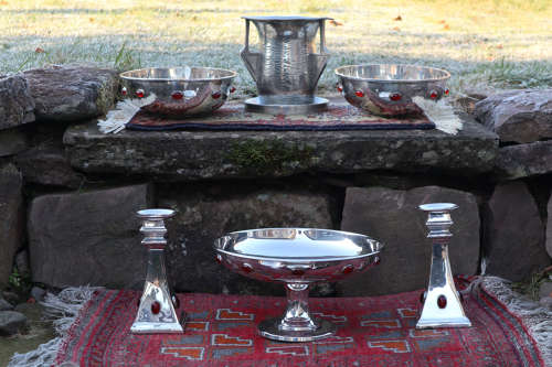 Arts & Crafts / Art Deco, silver plated serving dish set c.1920.