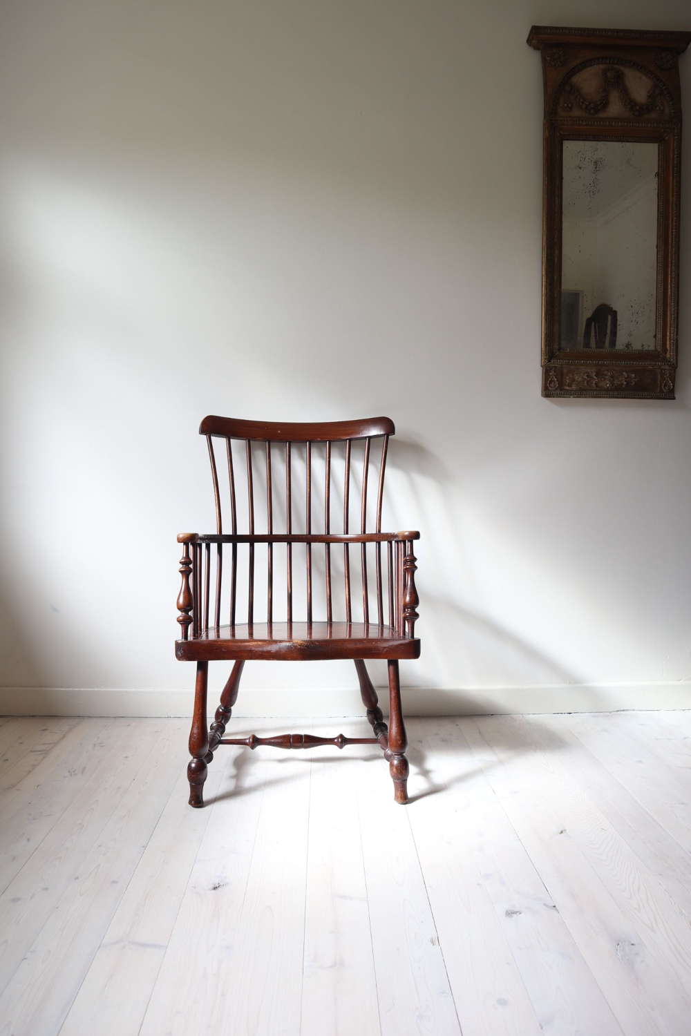 Victorian Scottish Darvel High Comb-backed Windsor Chair c.1885