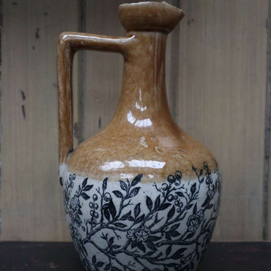 19th Century Scottish H.Kennedy, Barrowfield Pottery Whisky Flagon