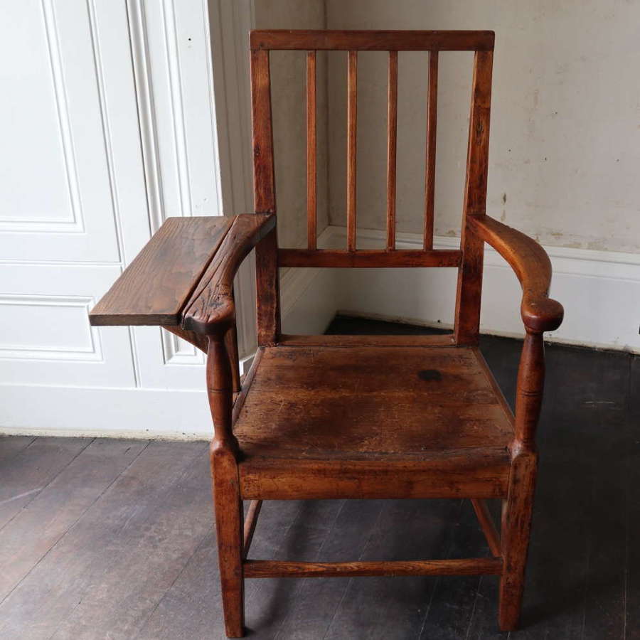 19th Century Scottish vernacular brander back table armchair
