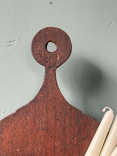 Early 19th Century Scottish vernacular banded salt / candle box