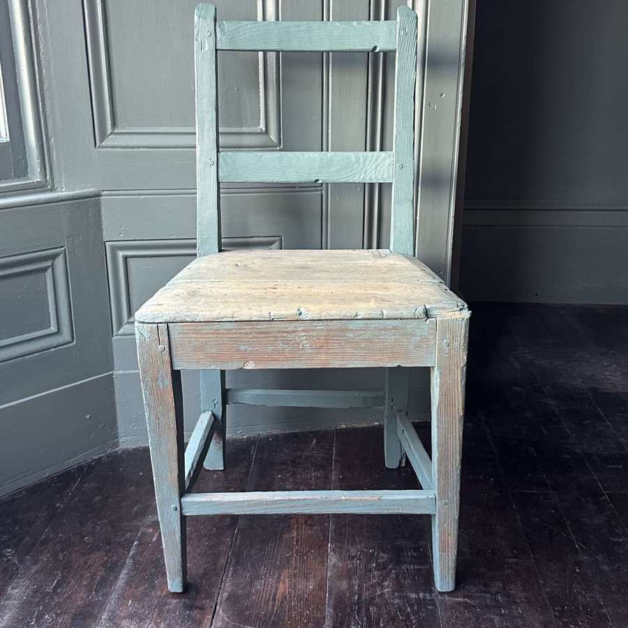 19th Century Scottish vernacular Shetland driftwood crofter chair
