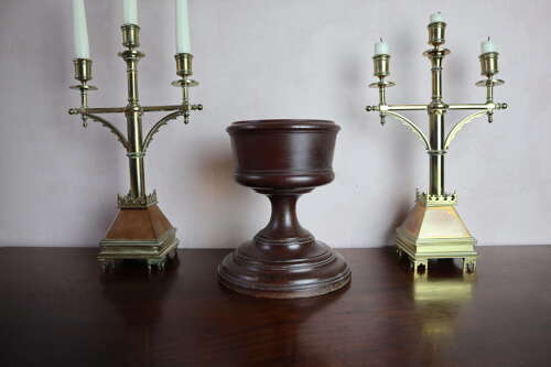 19th Century Scottish Communion Chalice turned Mahogany