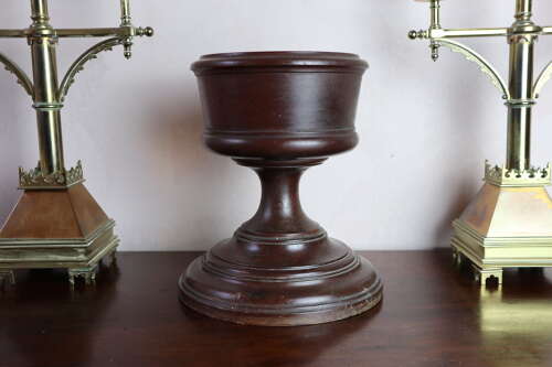 19th Century Scottish Communion Chalice turned Mahogany
