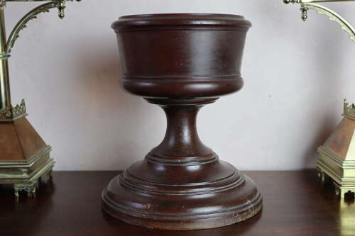 19th Century Scottish Communion Chalice turned Mahogany