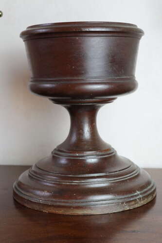 19th Century Scottish Communion Chalice turned Mahogany