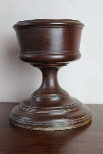 19th Century Scottish Communion Chalice turned Mahogany
