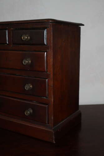 19th Century Miniature apprentice piece chest of drawers