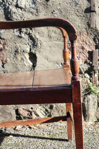 Scottish Regency Glasgow pattern armchair c.1820