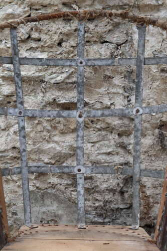 19th Century Scottish Northern Isles Orkney vernacular galvanized armchair