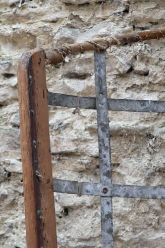 19th Century Scottish Northern Isles Orkney vernacular galvanized armchair