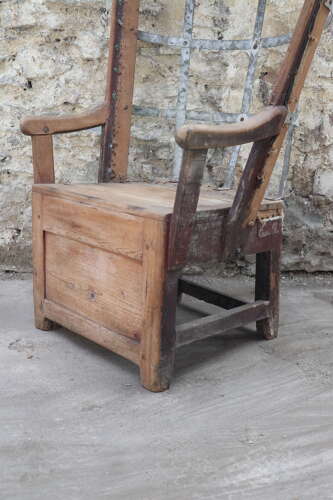 19th Century Scottish Northern Isles Orkney vernacular galvanized armchair