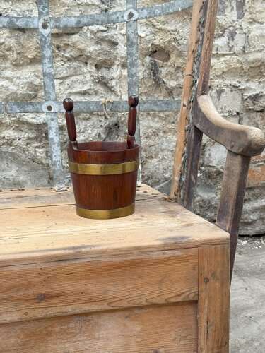 19th Century Scottish vernacular Orkney cog staved vessel