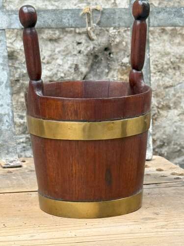19th Century Scottish vernacular Orkney cog staved vessel