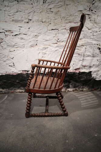 19th Century Scottish Darvel High Comb-backed Bobbin turned Windsor Chair