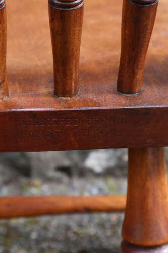 Victorian Scottish Vernacular Francis East & Co. Pair of Windsor Side Chairs c.1890-1910