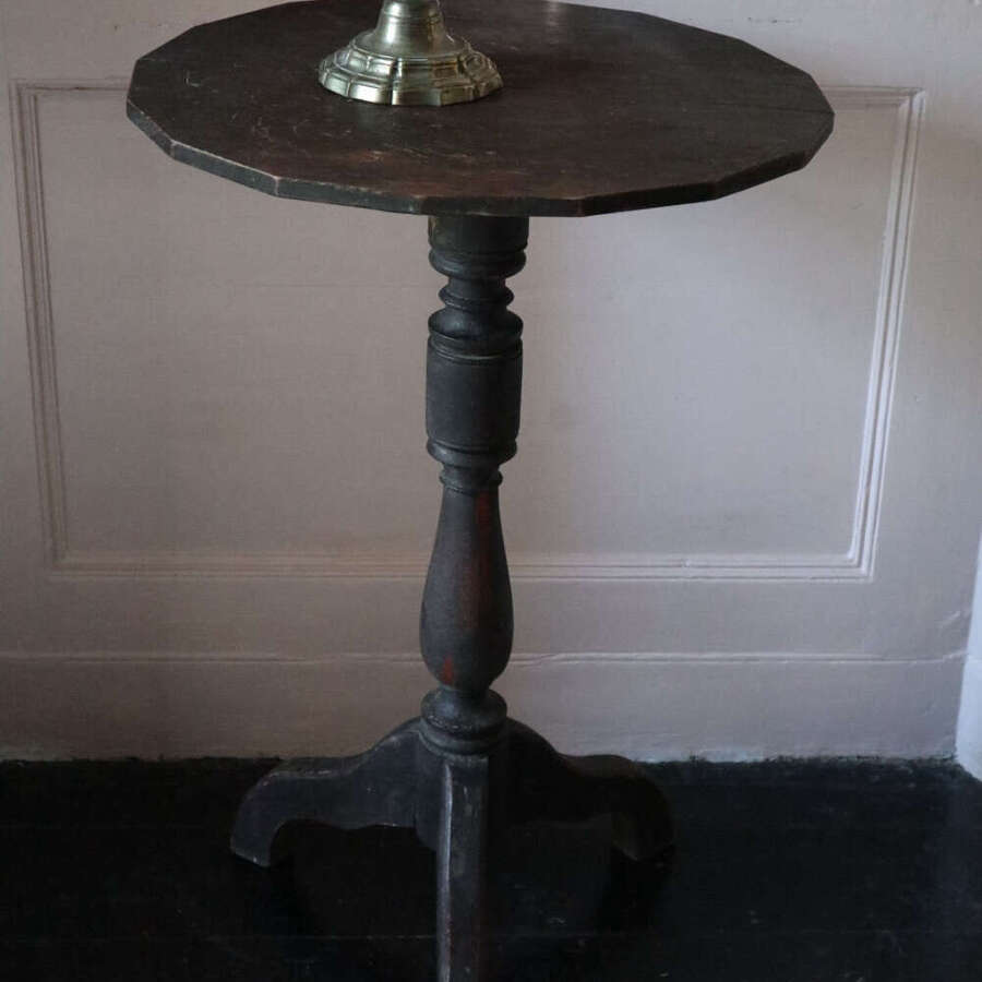 Victorian Scottish vernacular softwood occasional tripod table c.1880-1900.