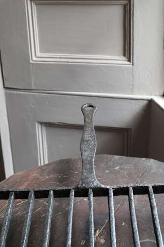 Early 19th Century Scottish vernacular blacksmith wrought Brander iron / Gridiron