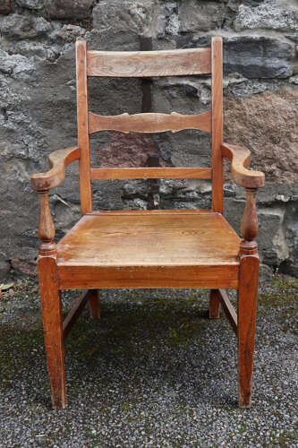 Late 19th Century Scottish Vernacular Glasgow pattern armchair