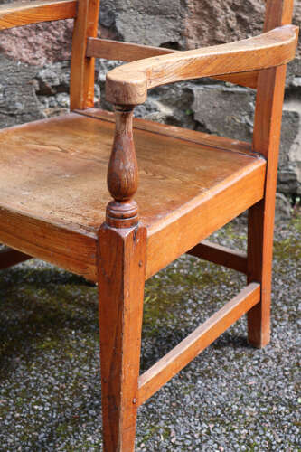 Late 19th Century Scottish Vernacular Glasgow pattern armchair