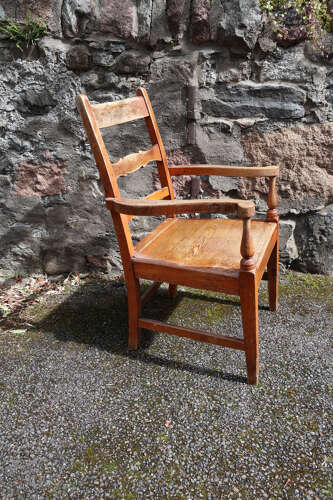 Late 19th Century Scottish Vernacular Glasgow pattern armchair