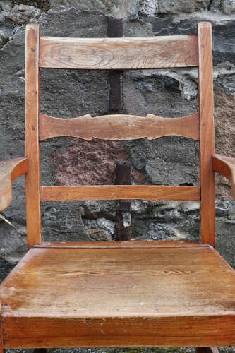 Late 19th Century Scottish Vernacular Glasgow pattern armchair