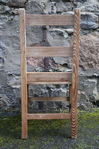 19th Century Scottish vernacular Pine crofting side chair